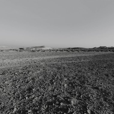 Siyah beyaz çöl