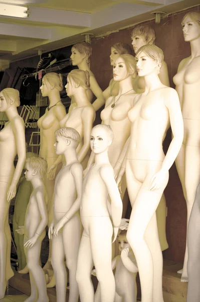 Mannequins of different types — 스톡 사진