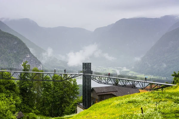 Ponte pedonal em Áustria — Fotografia de Stock