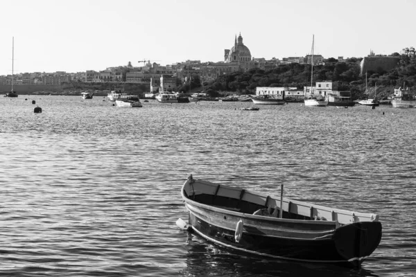 Vue Sur Paysage Urbain Avec Basilique Notre Dame Mont Carmel — Photo