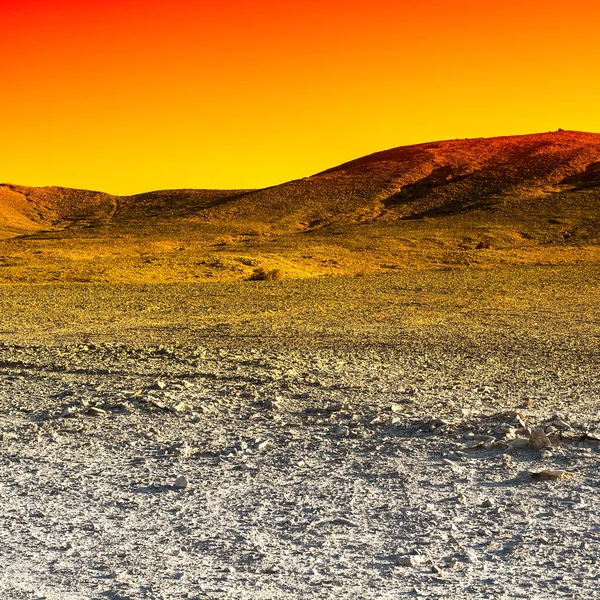 Színes Sziklás Dombok Negev Sivatagban Izraelben Lélegzetelállító Táj Természet Közel — Stock Fotó