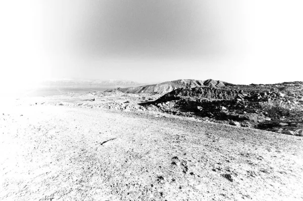 Colline Rocciose Del Deserto Del Negev Israele Formazioni Rocciose Scolpite — Foto Stock