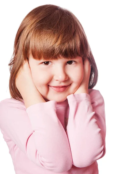 Girl covering ears — Stock Photo, Image