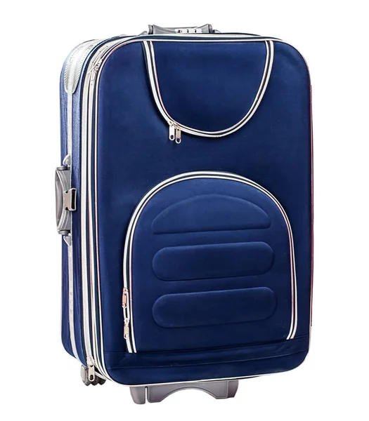 Single Blue suitcase — Stock Photo, Image