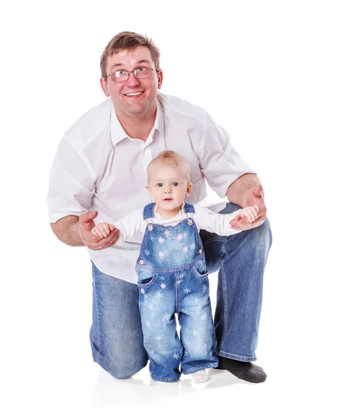 Vater mit Kleinkind — Stockfoto