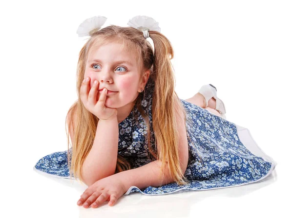 Little girl dreaming — Stock Photo, Image