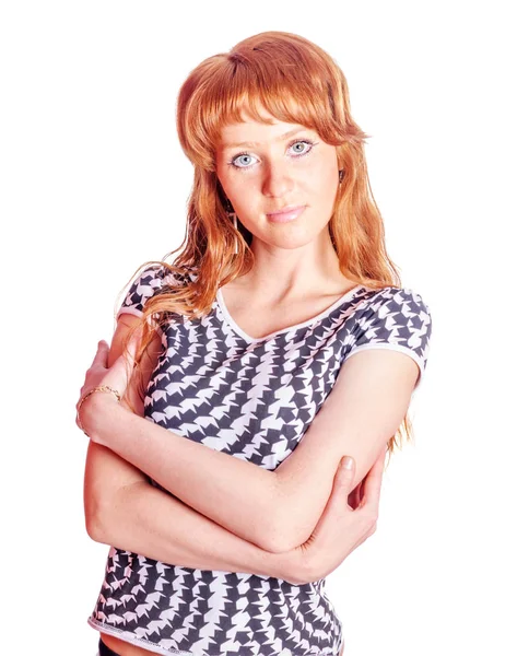 güzel kızıl saçlı kadın