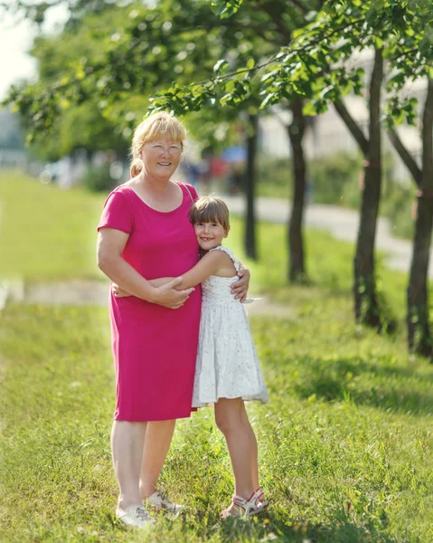 Grandmother with child — Stock Photo, Image