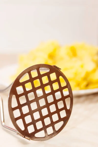 Potatis masher närbild — Stockfoto