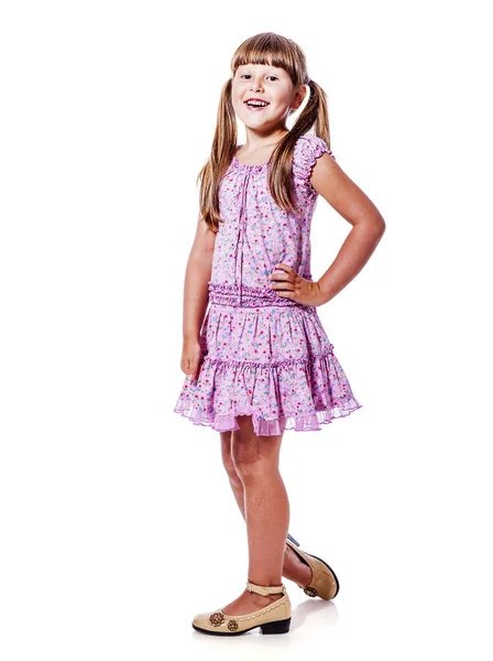 Standing little girl — Stock Photo, Image