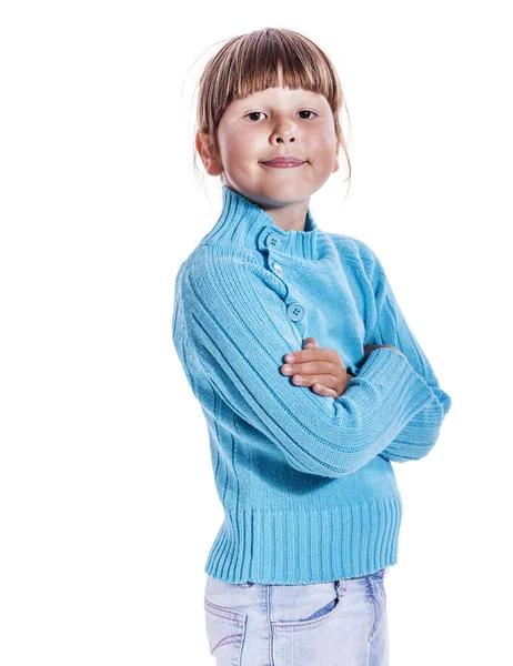 Confident little girl — Stock Photo, Image