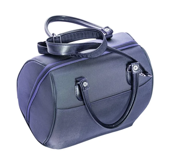 İzole mavi çanta
