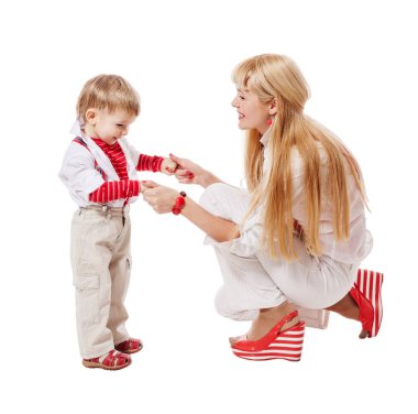 Anne ve Oğul Oynuyor