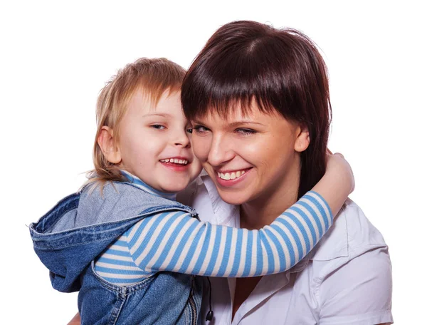 Familie geheimen delen Stockfoto