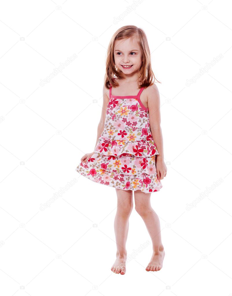 Little Girl standing