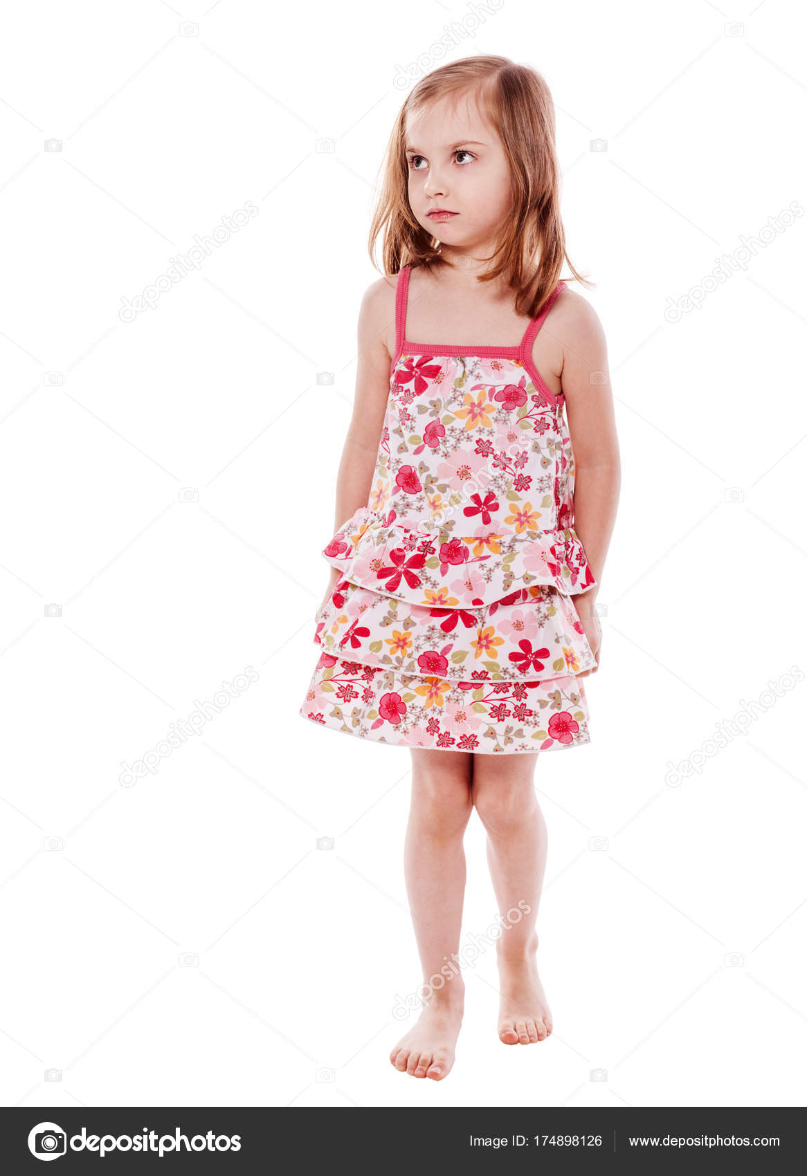 Little Girl standing — Stock Photo © olgasweet #174898126