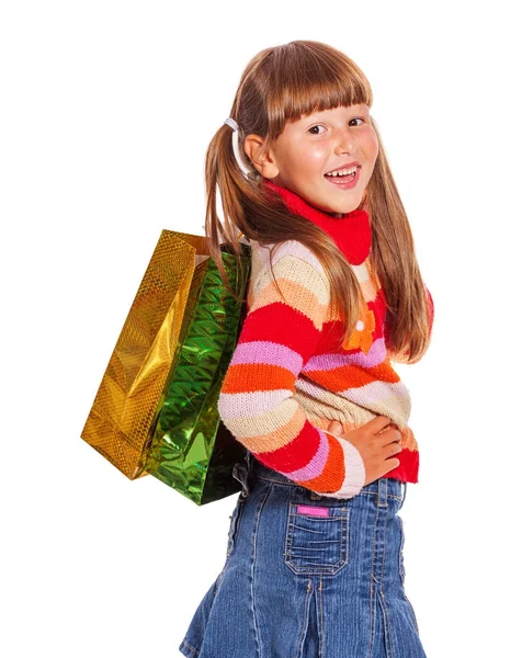 Girl with presents — Stock Photo, Image