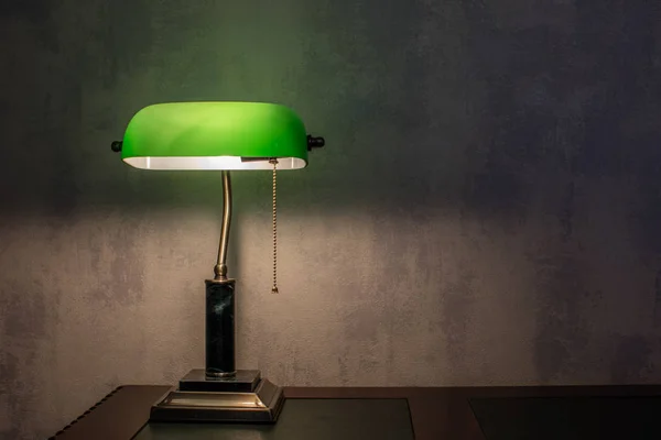 Green electric lamp