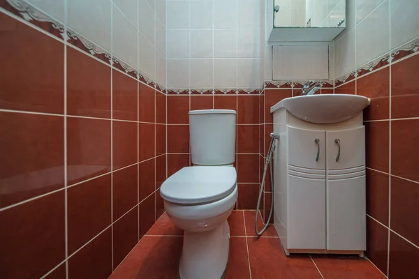 Toalett med WC — Stockfoto