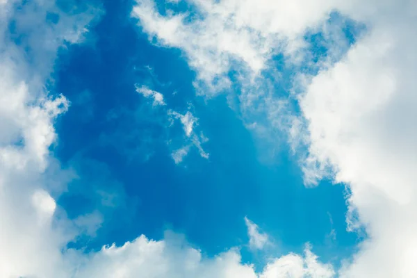 Clouds frame in sky — Stock Photo, Image