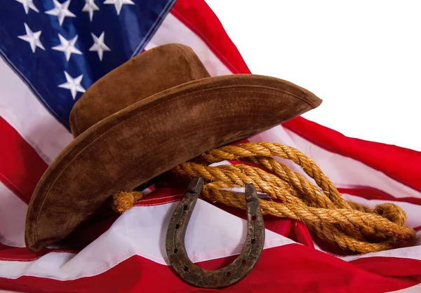 Flag horseshoe hat — Stock Photo, Image