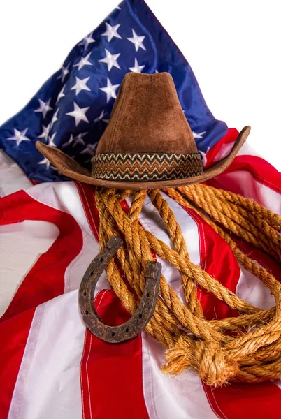 Flag horseshoe hat — Stock Photo, Image