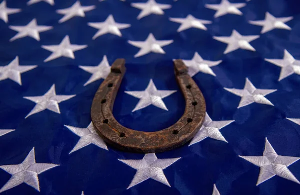 Horse shoe flag — Stock Photo, Image