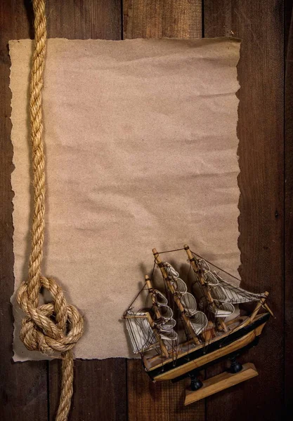 Nautical knot paper — Stock Photo, Image