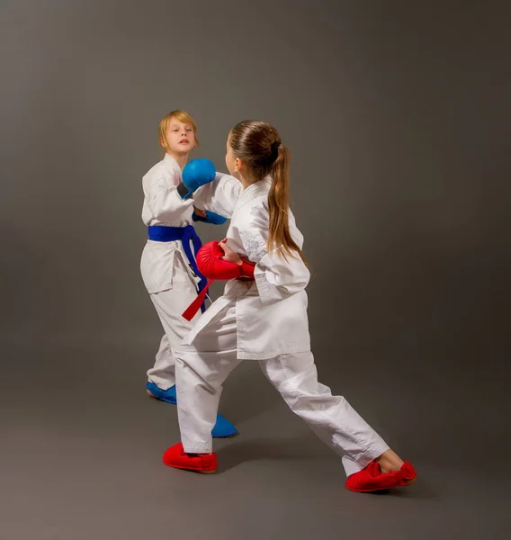 Kata karate girl — Stock Photo © sharpner #329465786 Kata karate girl — Stock Photo © sharpner #329465786