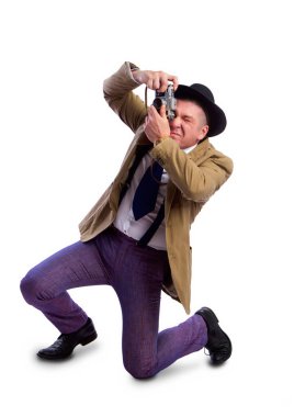 Eski basın fotoğrafçısı