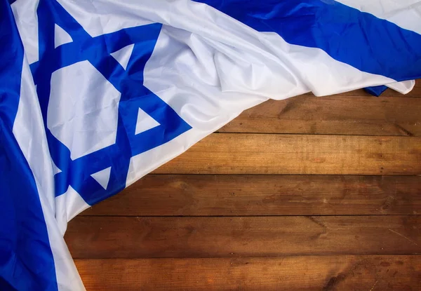 Ισραηλινή σημαία στις σανίδες — Φωτογραφία Αρχείου
