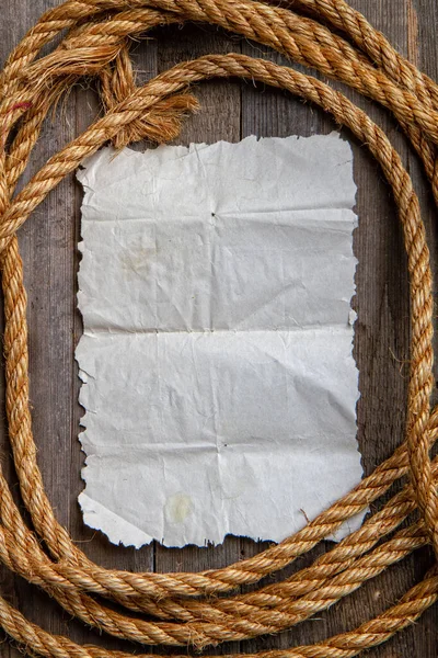 Rope and scroll — Stockfoto