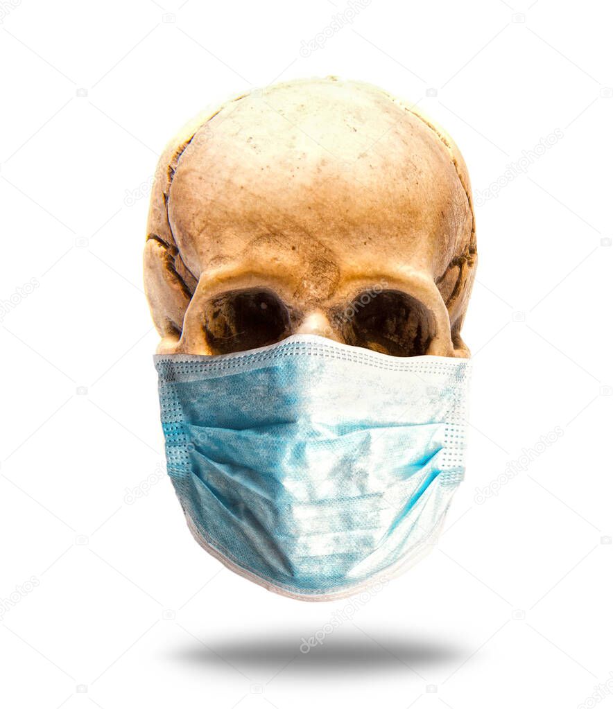 skull in mask