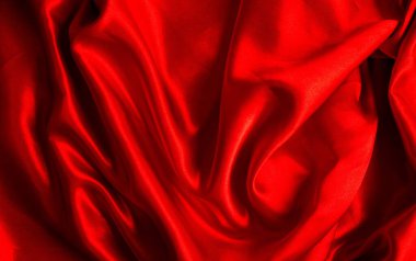 Kırmızı buruşuk kumaş