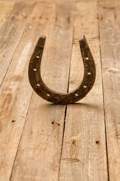 나무로 만든 말의 신발 — 스톡 사진