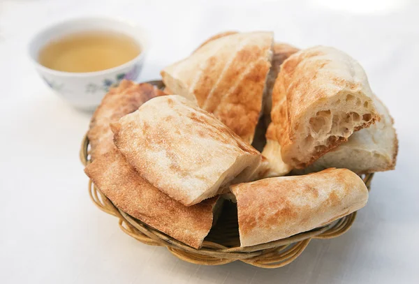 Lavash pão uzbeque tradicional — Fotografia de Stock