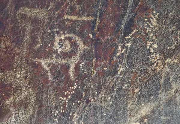 Petroglyphe in Sarmishsay, Usbekistan — Stockfoto