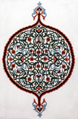 Özbek nakış bir duvar