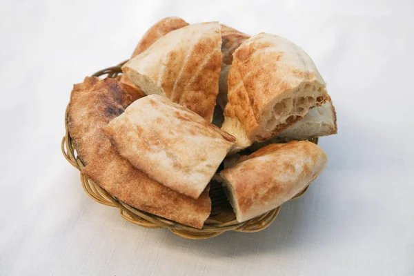 Lavash pão uzbeque tradicional — Fotografia de Stock