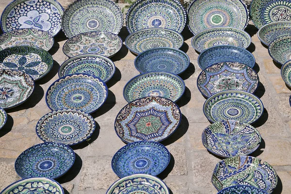 Vajilla de cerámica, Uzbekistán —  Fotos de Stock
