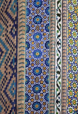 Eski Doğu mozaik duvar, Özbekistan