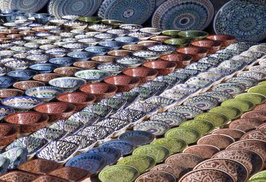 Seramik dishware, Özbekistan