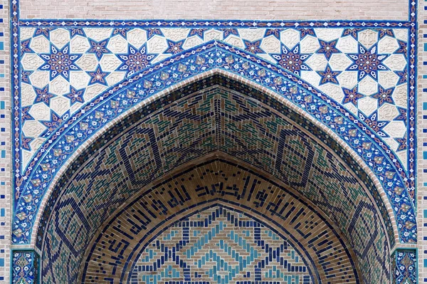 Tor einer Moschee in Samarkand — Stockfoto