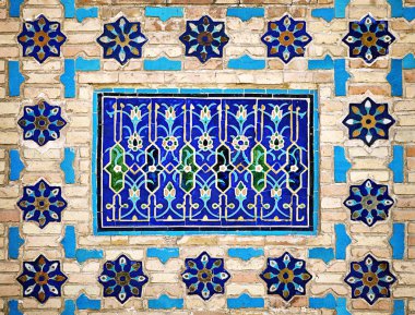 Eski Doğu mozaik duvar, Özbekistan