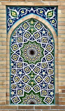 Eski Doğu mozaik duvar, Özbekistan