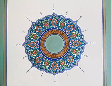 Eski Doğu süsleme tavanda, Özbekistan