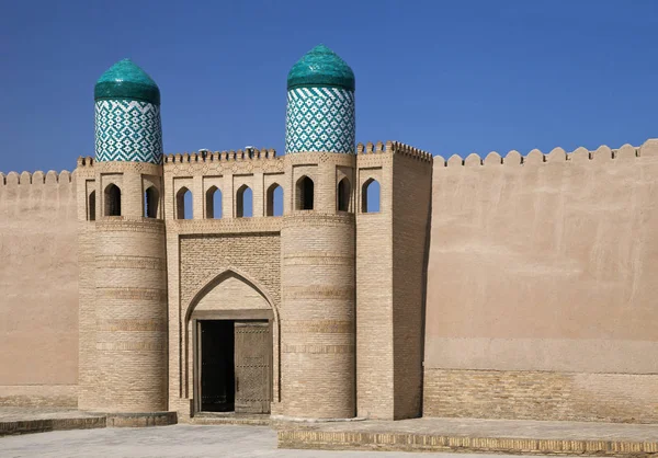 Kunya Arkporten i Khiva, Usbekistan - Stock-foto