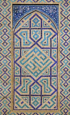Eski Doğu mozaik duvar, Özbekistan