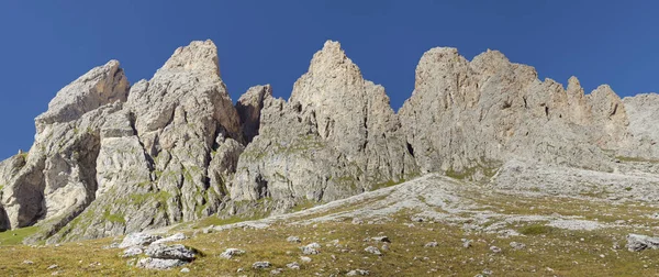 Доломитные Альпы, панорамный пейзаж — стоковое фото