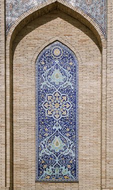 Süslü pencere niş duvarında, Özbekistan